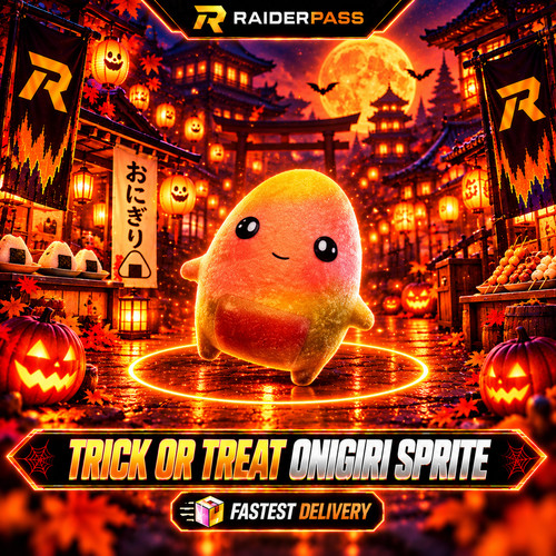 Trick treat onigiri sprite - treat,
